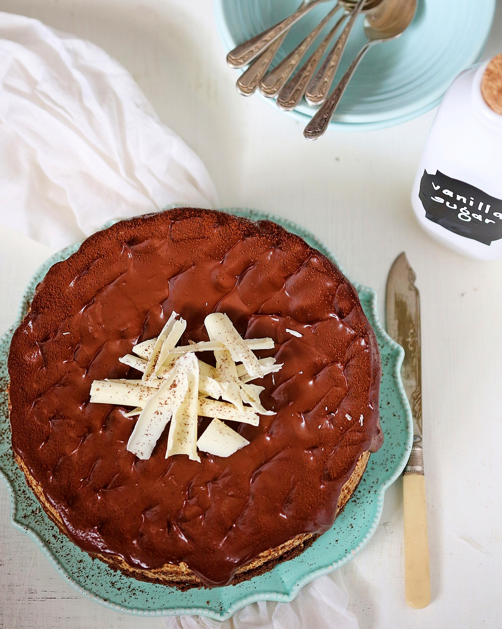 Ptasie_mleczko Cake or Birds Milk Cake