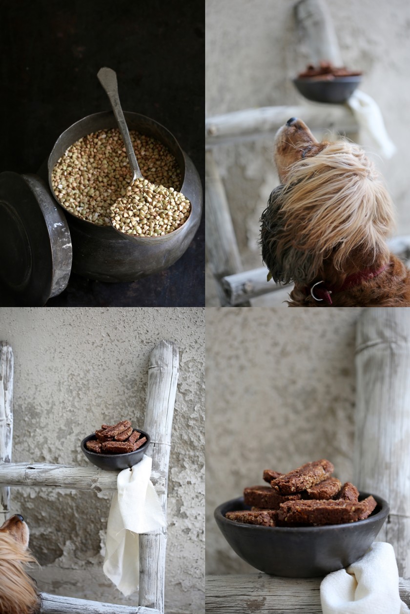 Chocolate buckwheat groats biscotti 