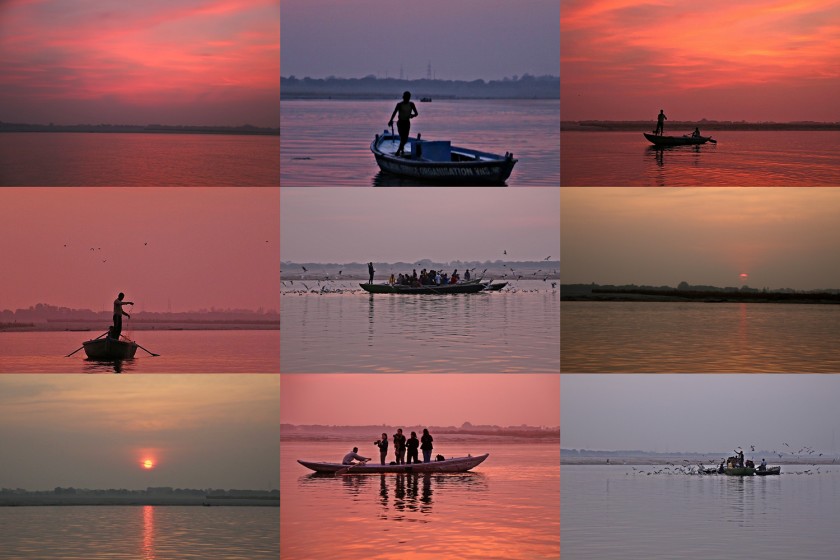 Sunrise over the Ganga, Banaras