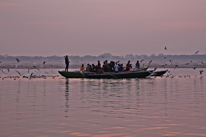 Sunrise over the Ganga, Banaras