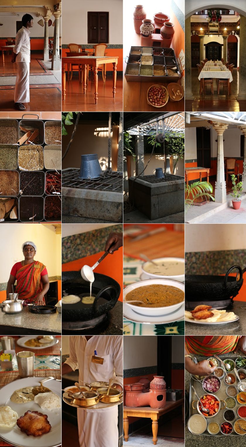 Chettinadu cuisine ,Chidambaram Vilas, Karaikudi, Chettinad, South India