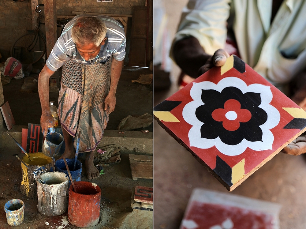 Athangudi Tiles Karaikudi Chettinad South India
