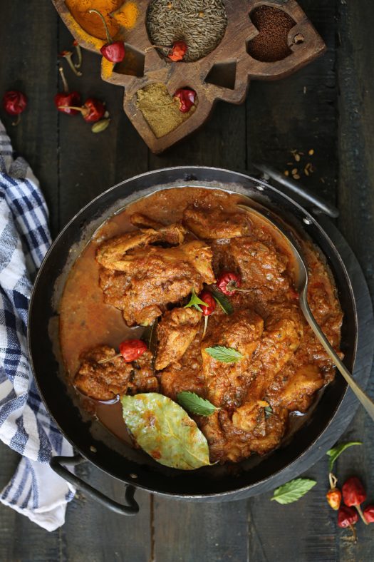 Cettinadu chicken curry