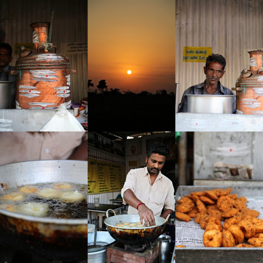 Street Breakfast, Chettinad, South India