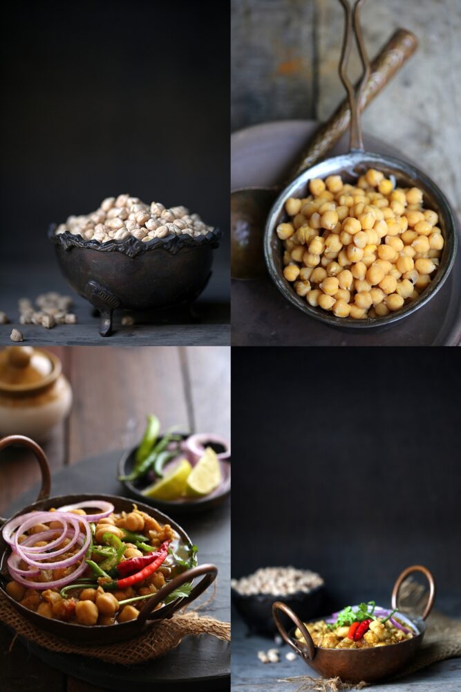  Chole Masala / Curried Spicy Chickpeas 