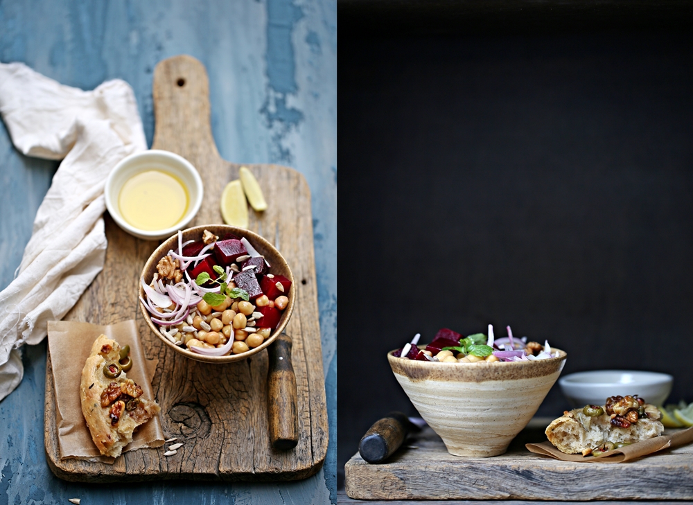 Olive Oil Walnut Garlic Rosemary Foccacia 