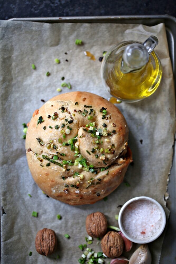 Swirled Everythig but the kitchen sink bread 1000