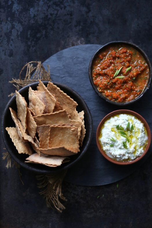 wholewheat aata crackers