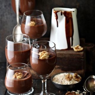 Dark Chocolate Oat Pudding 1000