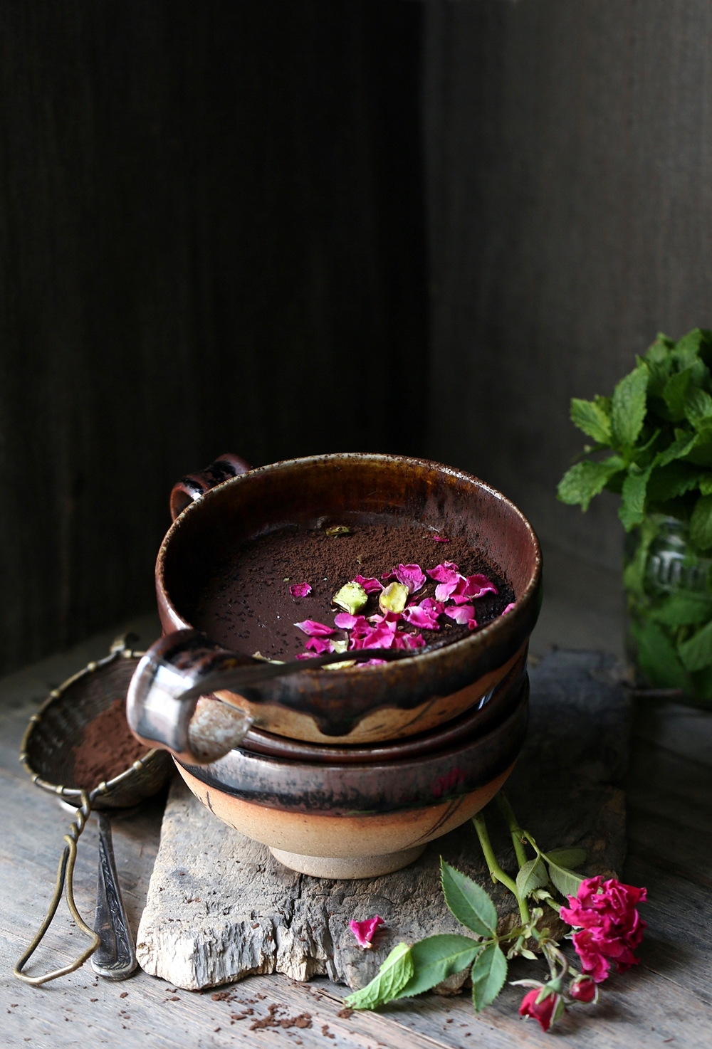 Eggless Chocolate Pudding