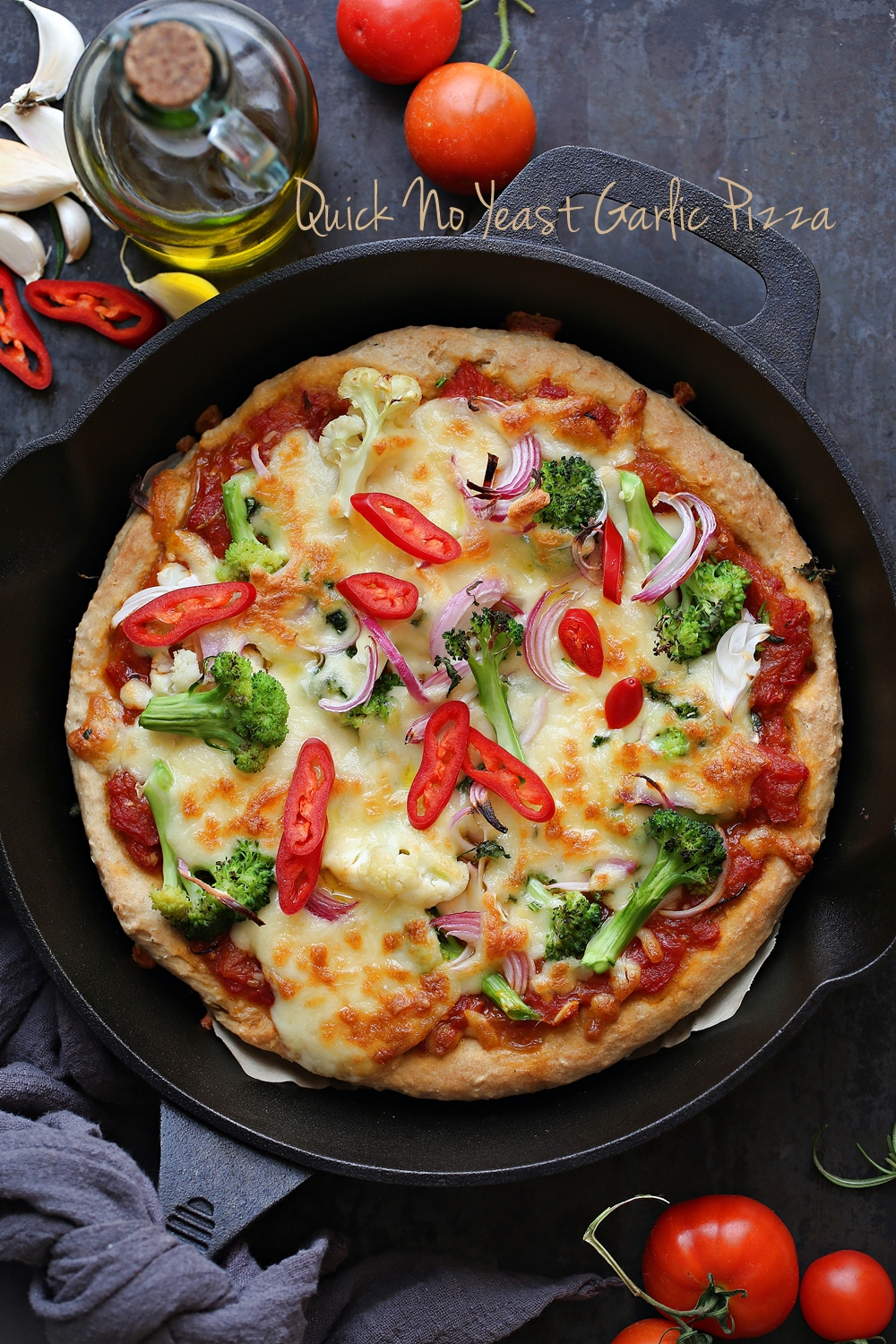 Simple No Yeast Pizza Recipe
