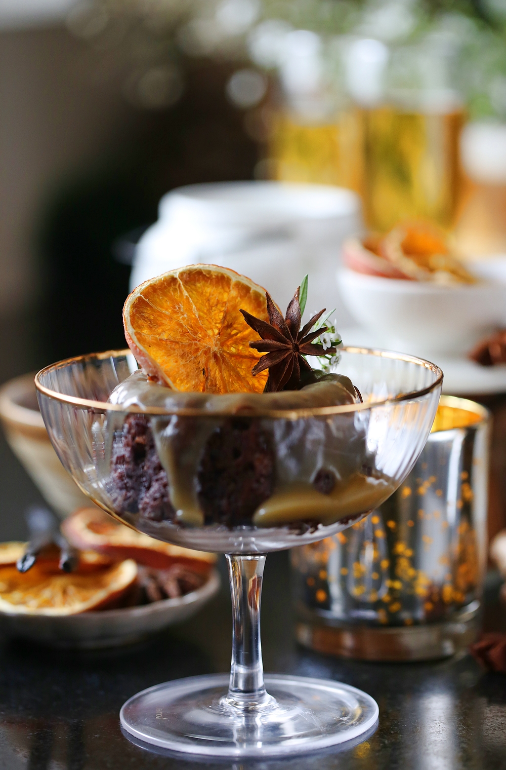 Eggless Sticky Toffee Coffee Pudding