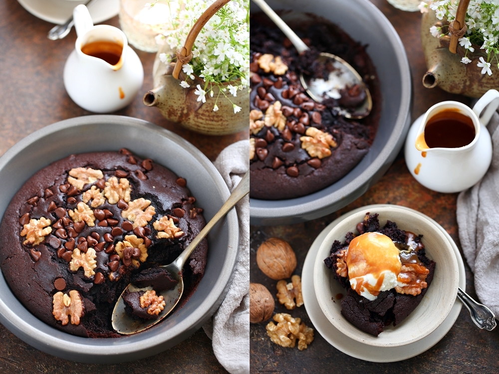 Wholegrain Brownie Fudge Pudding Cake