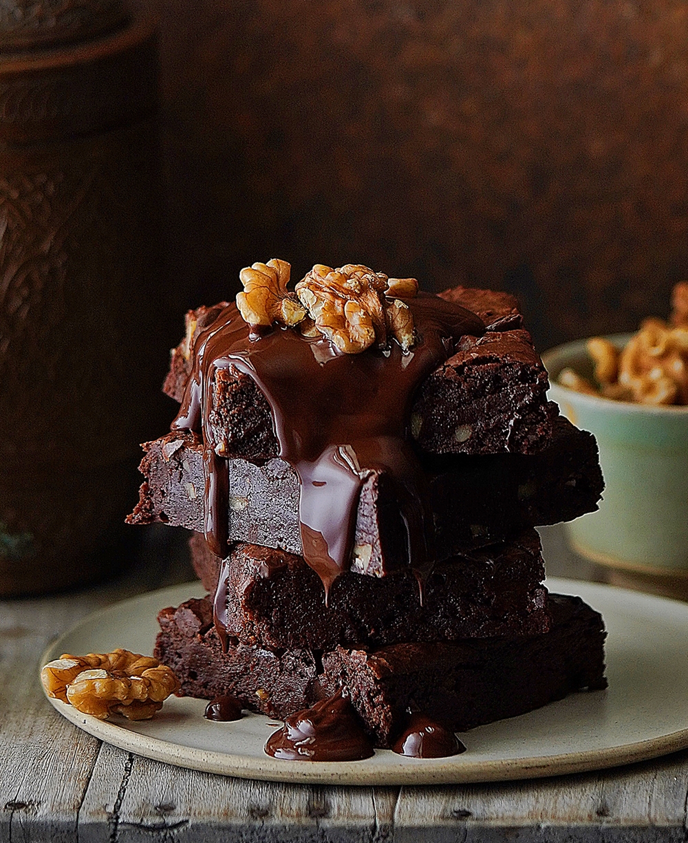 4 Ingredient Eggless Gluten-free Brownies