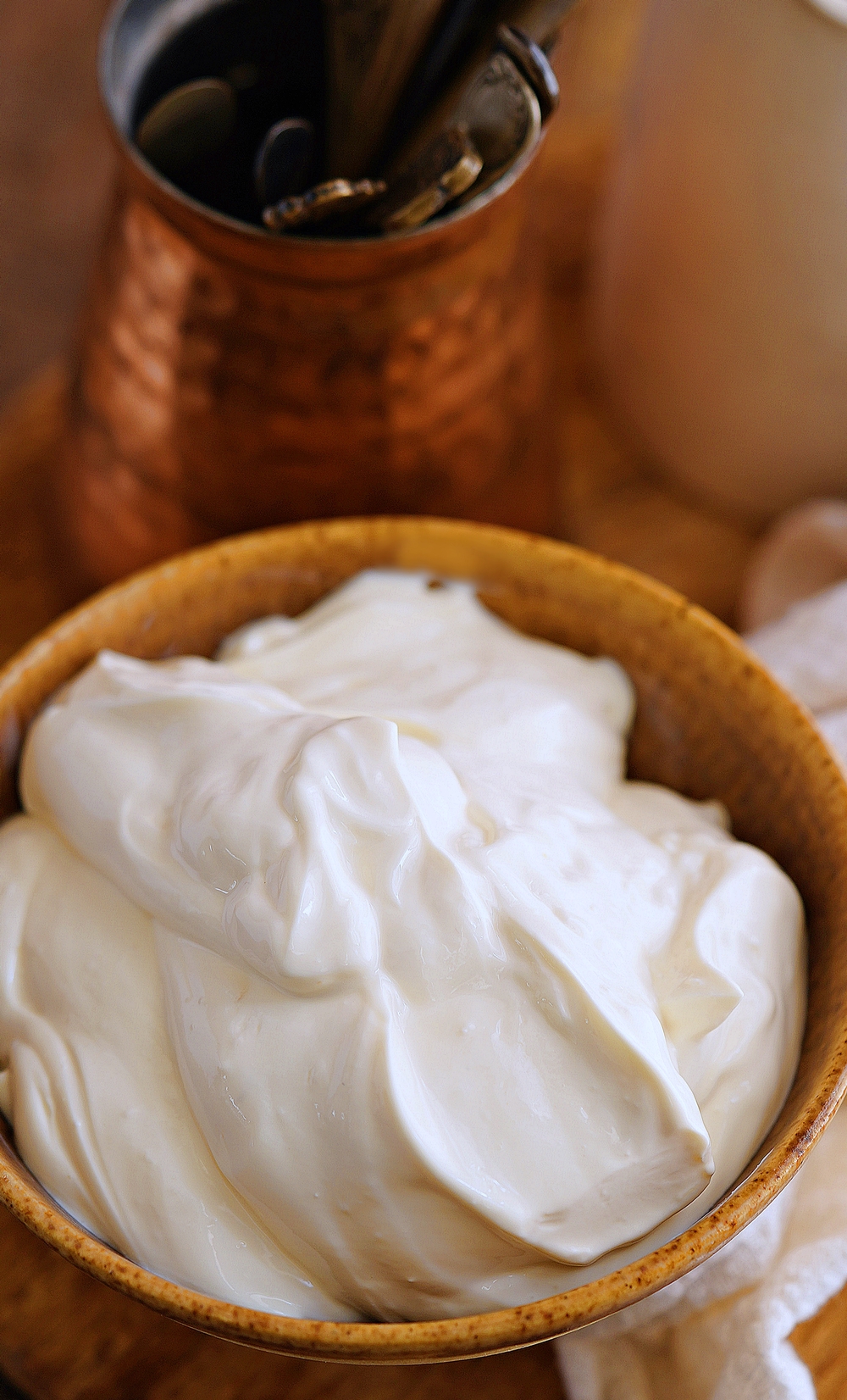 Two ingredient home made mascarpone recipe