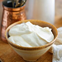 Two ingredient home made mascarpone recipe