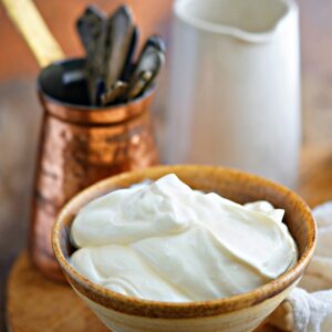 Two ingredient home made mascarpone recipe