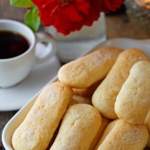 Recipe for Eggless Lady Fingers / Eggless Savioardi