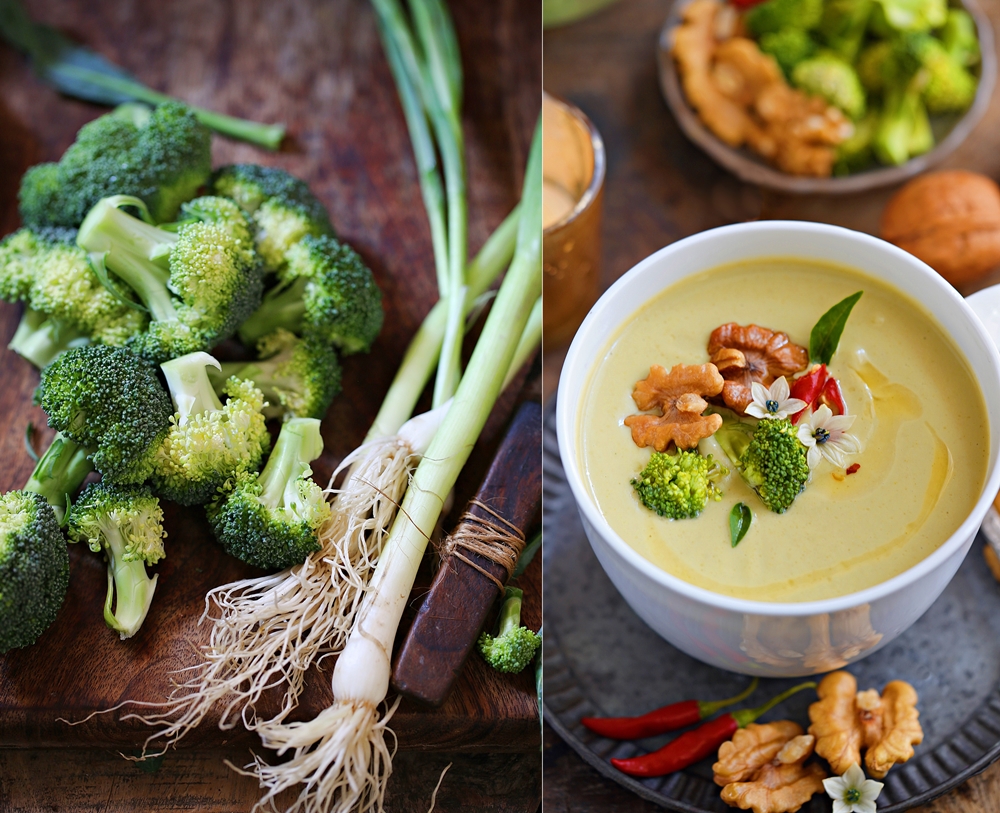 Broccoli Walnut Soup