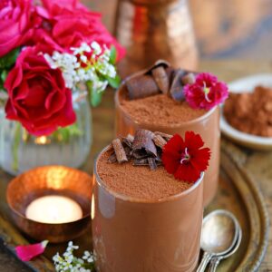 3 Ingredient Most Delicious Eggless Chocolate Pudding