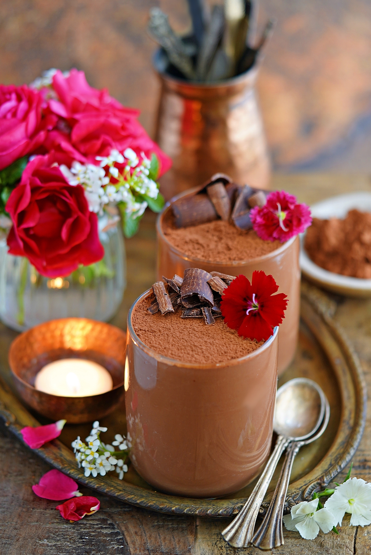 3 Ingredient Most Delicious Eggless Chocolate Pudding