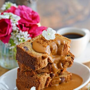 Eggless Biscoff Banana Bread ... wholewheat, one bowl, fuss free and just so delicious