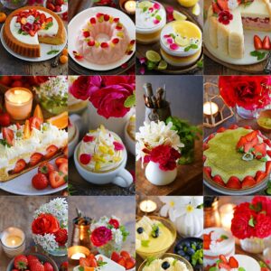 10 Eggless Spring Desserts almost too pretty to eat.