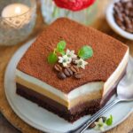 Eggless Ombre Layered Cake.