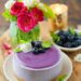 Simplest 4 ingredient Blueberry Cheesecake Recipe, no bake, no gelatine