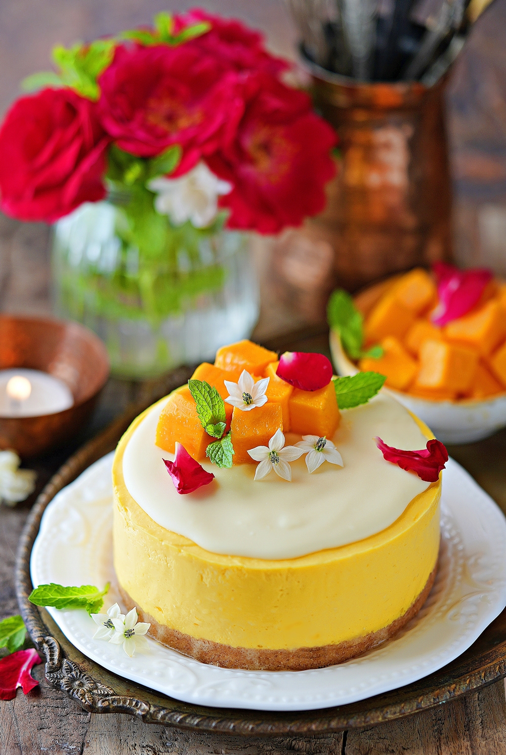 Quite The Perfect Recipe For No-Bake Mango Cheesecake … Deliciously ...