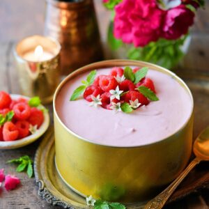 Eggless Raspberry Dream Cake Recipe
