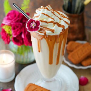 Lotus Biscoff ice cream shake recipe