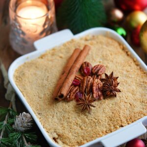 Apple Pecan Cranberry Crumble