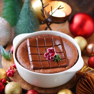 Eggless Brownie Fudge Cake Recipe