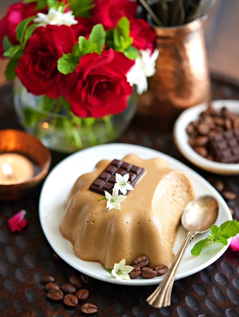Vegan Coffee Coconut Pudding