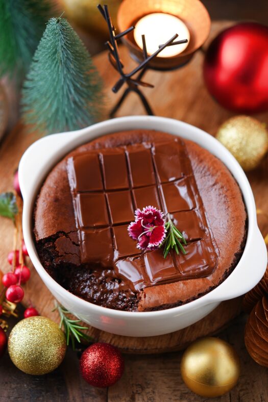 Eggless Brownie Fudge Cake 6