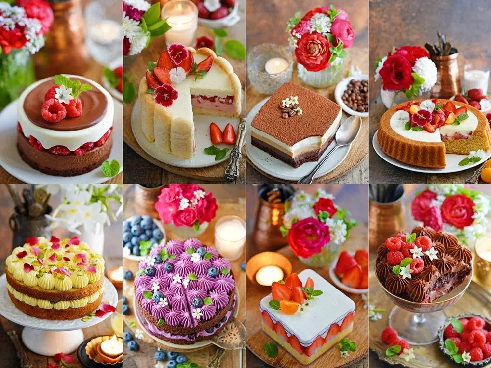Eggless based desserts, no eggs