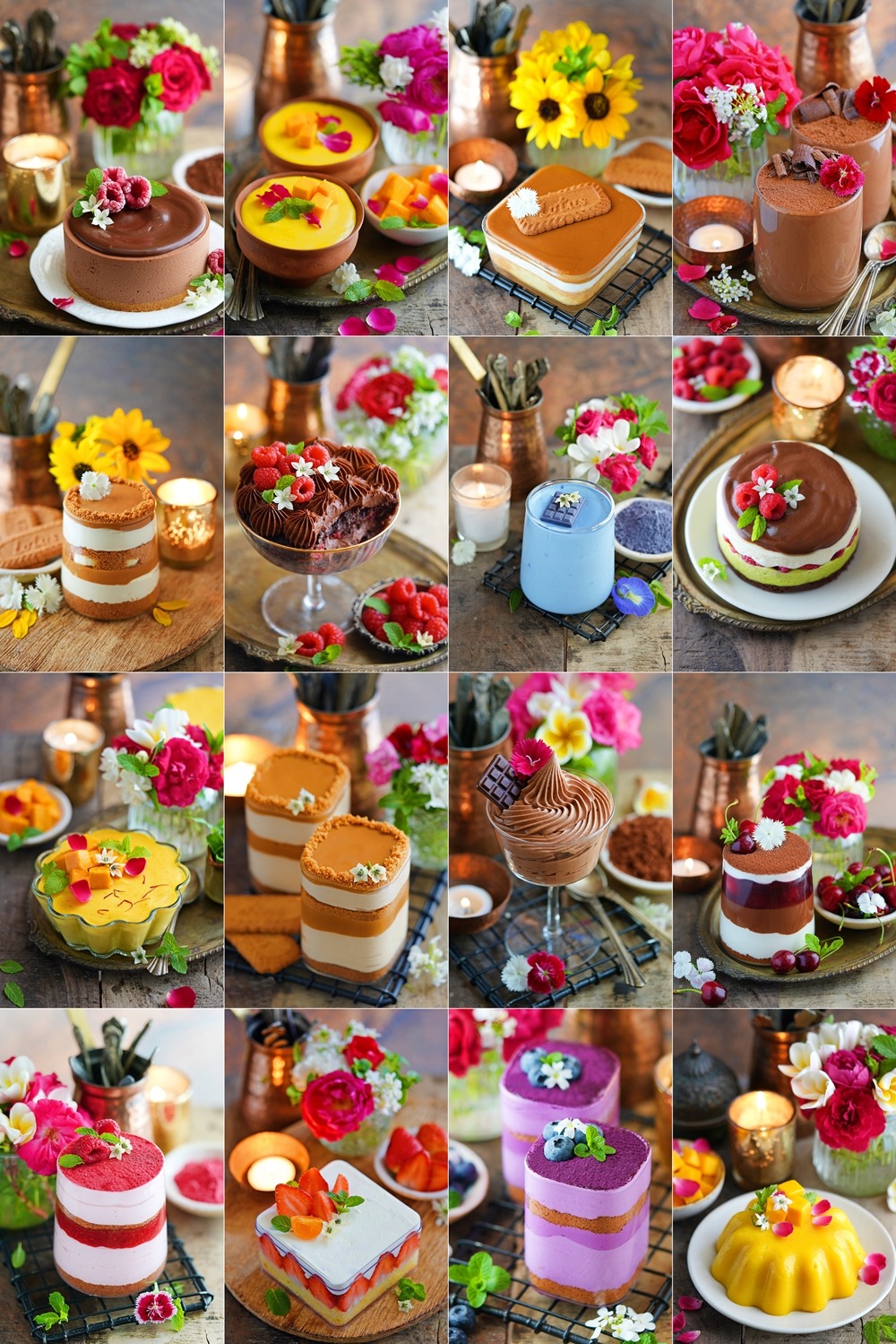 Small eggless desserts