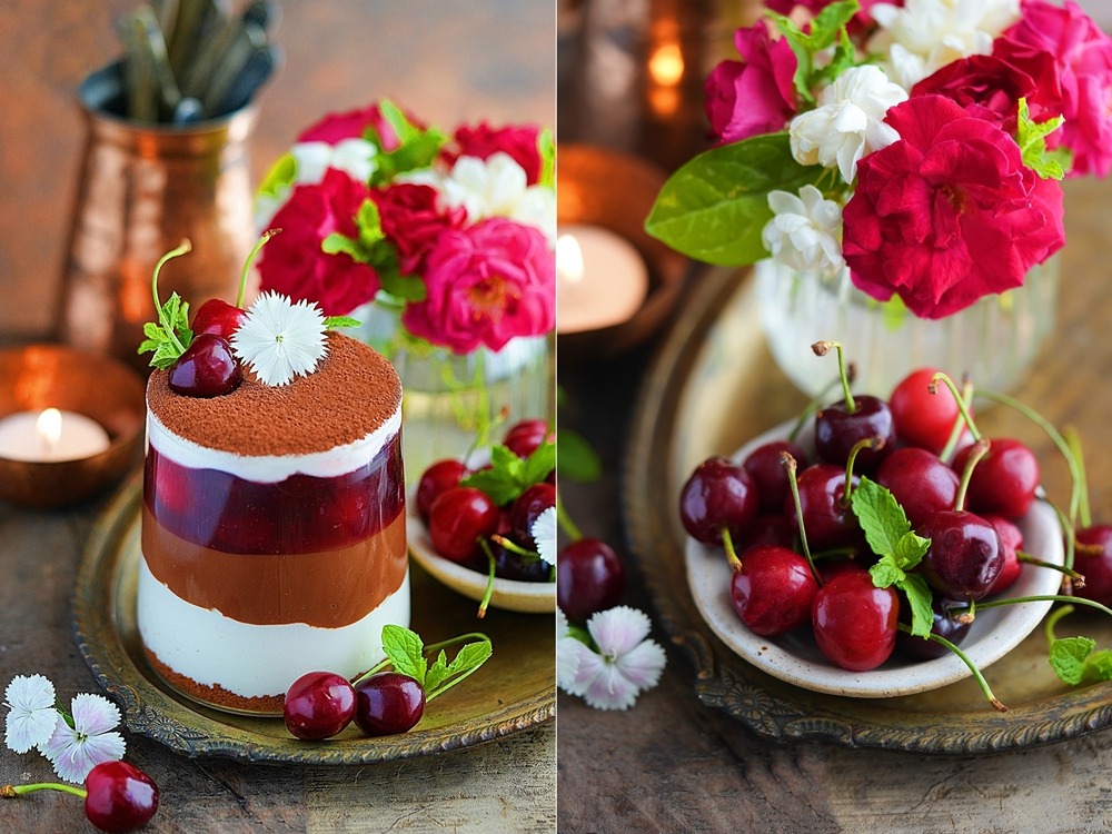Eggless Black Forest Dessert Cup