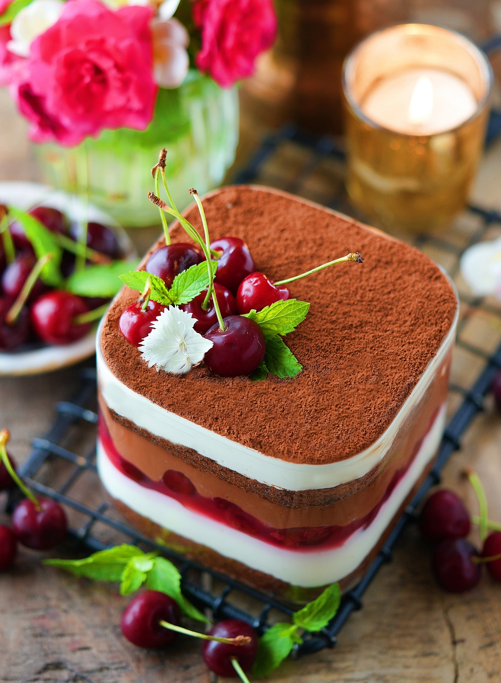 Eggless Black Forest Cake Trifle