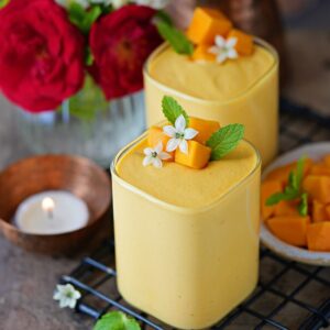 Eggless mango Mouuse