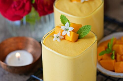Eggless mango Mouuse