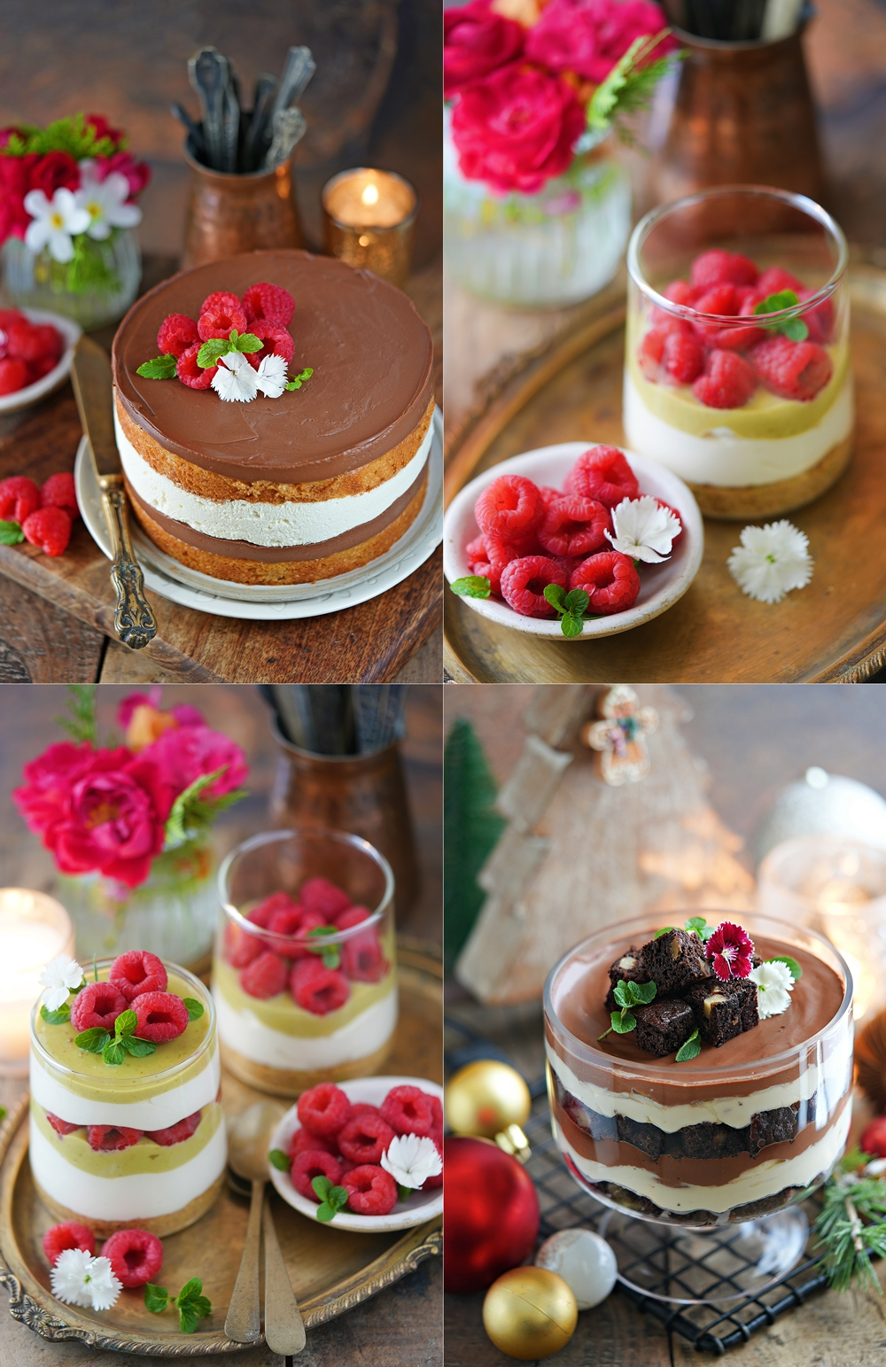 Making eggless desserts with ghee / clarified butter, baked and no bake