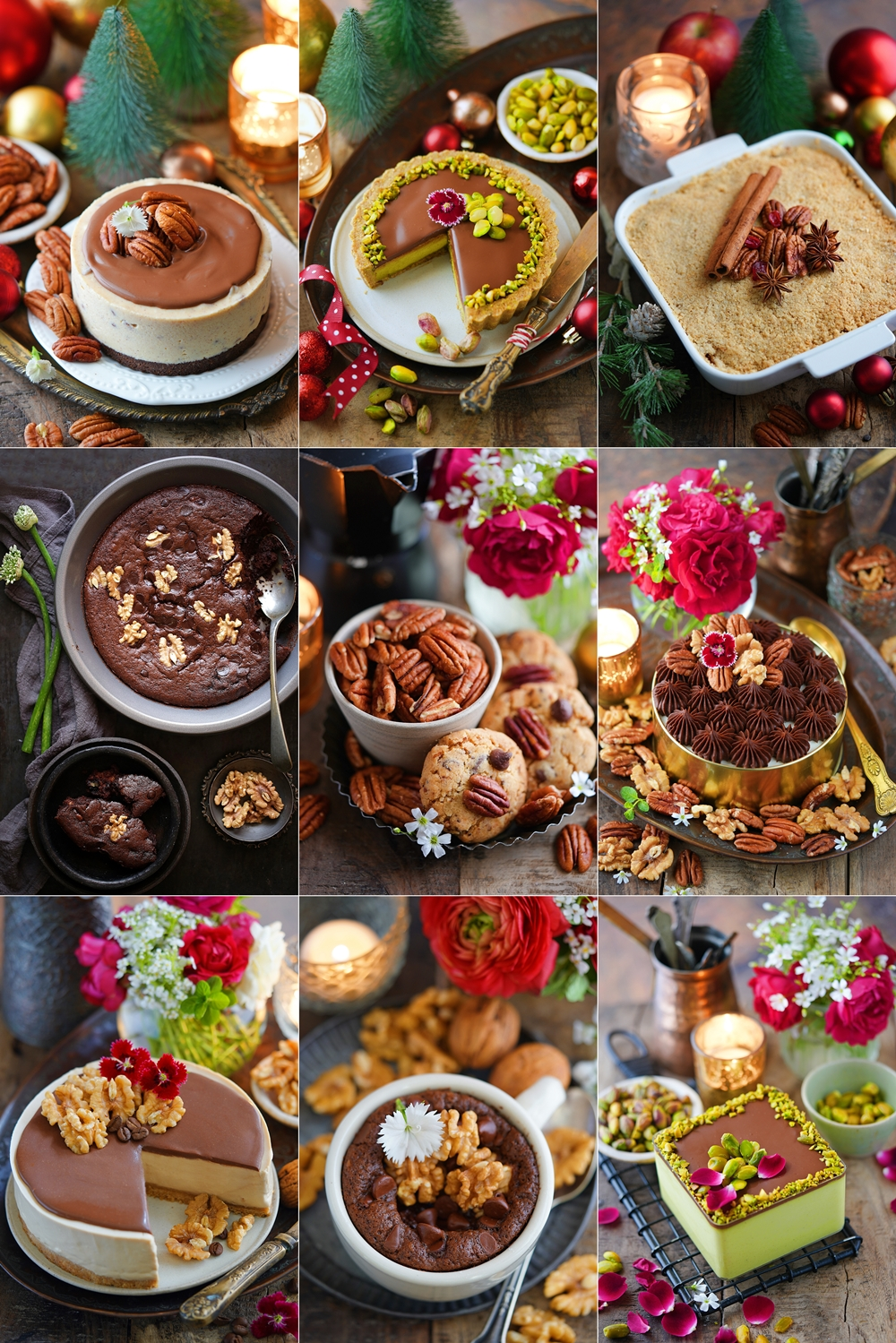 Nut based eggless desserts