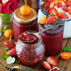 Strawberry Vanilla Orange Preserve