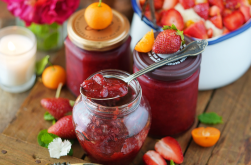 Strawberry Vanilla Orange Preserve