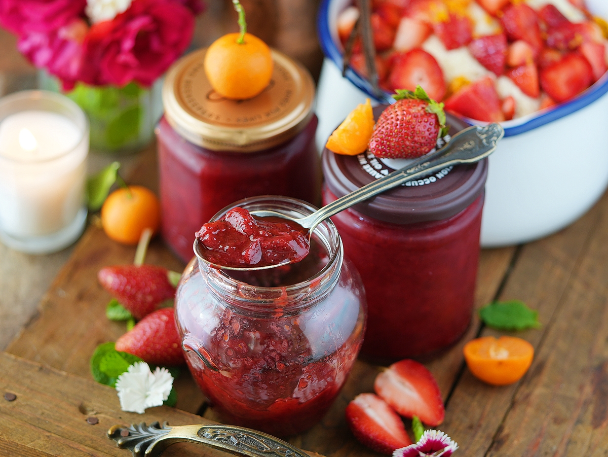 Strawberry Vanilla Orange Preserve 1200