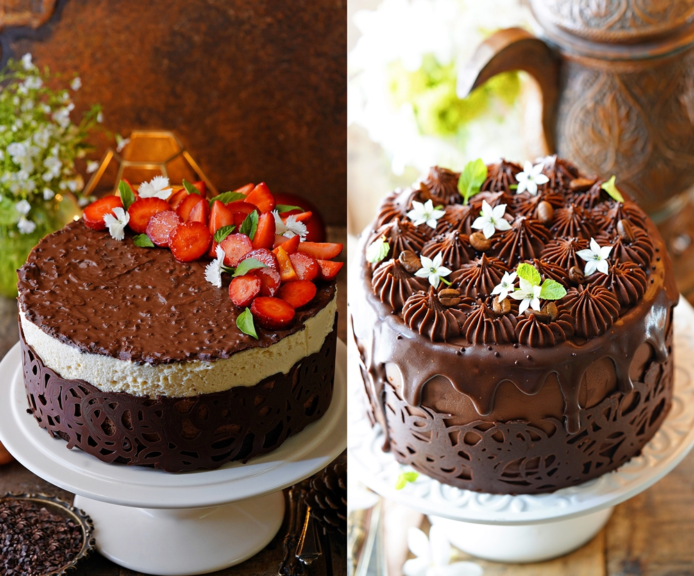 How to decorate a chocolate truffle cake