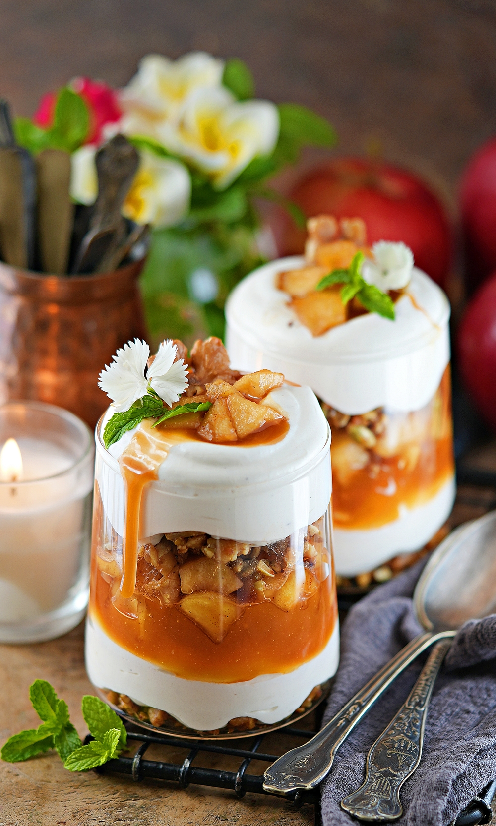 Addictive Caramel Apple Trifle ... sweetest summer dessert 2 Caramel Apple Trifle Recipe, no bake