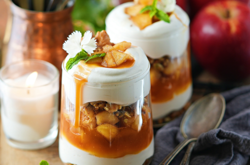 Caramel Apple Trifle Recipe, vegetarian, no bake